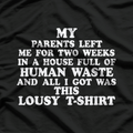Abandoned Chaos Dark Humor Graphic T-Shirt