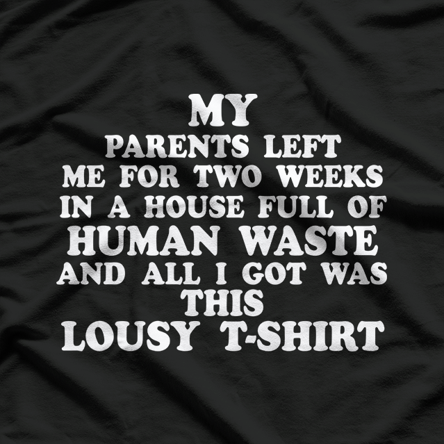 Abandoned Chaos Dark Humor Graphic T-Shirt