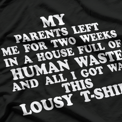 Abandoned Chaos Dark Humor Graphic T-Shirt