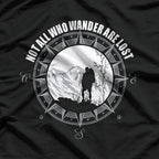 Not All Who Wander Are Lost Hiking Adventure Explorer T-Shirt