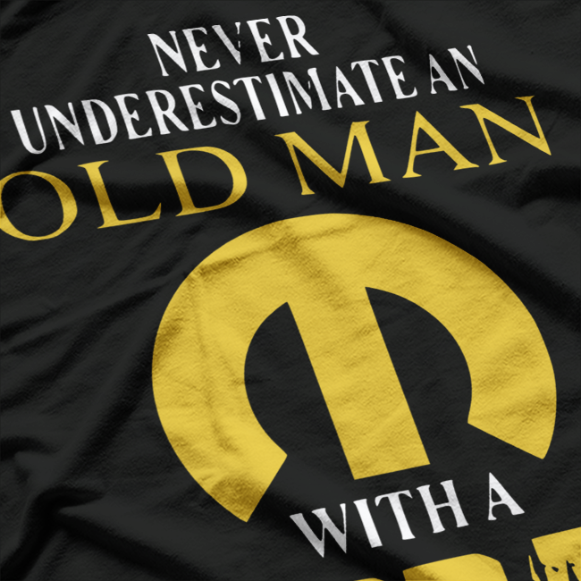 Never Underestimate An Old Man With A Mopar T-Shirt