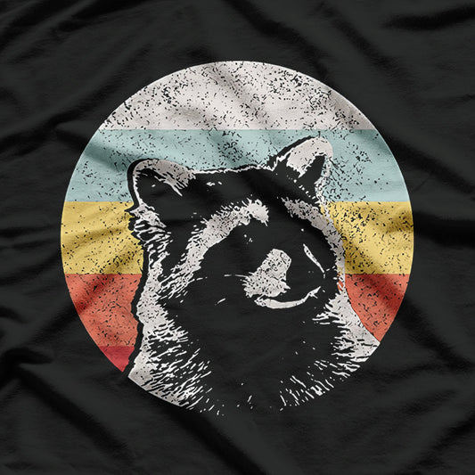 Raccoon Vintage Retro Animal Lover T-Shirt