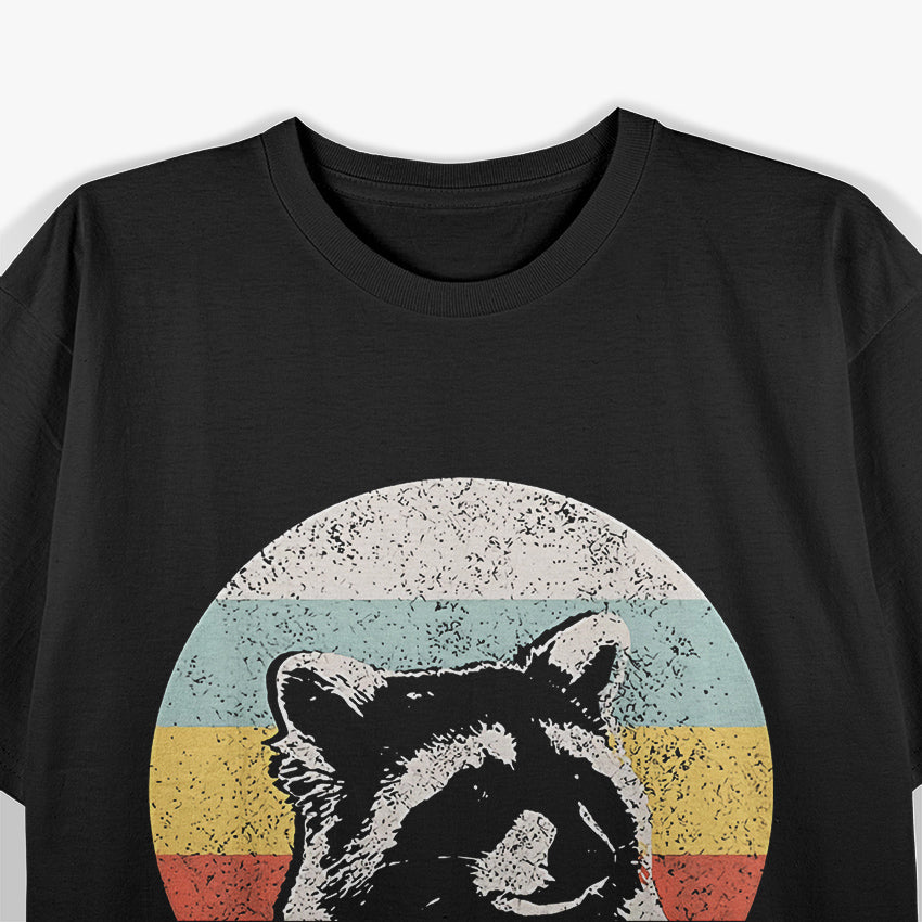 Raccoon Vintage Retro Animal Lover T-Shirt