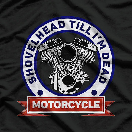 Retro American Motorcycle - Classic Freedom on Two Wheels T-Shirt