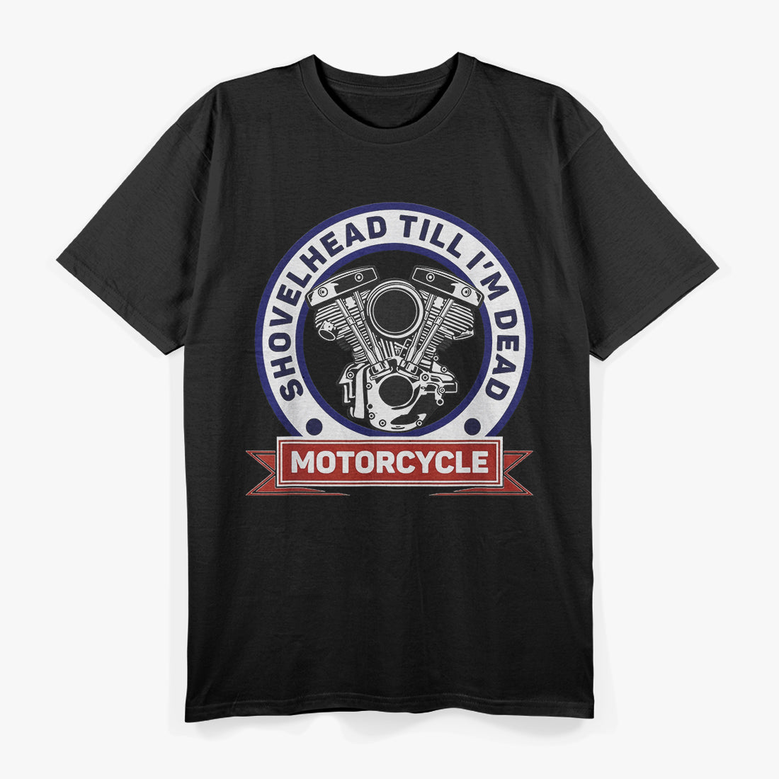 Retro American Motorcycle - Classic Freedom on Two Wheels T-Shirt