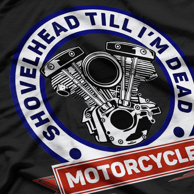 Retro American Motorcycle - Classic Freedom on Two Wheels T-Shirt