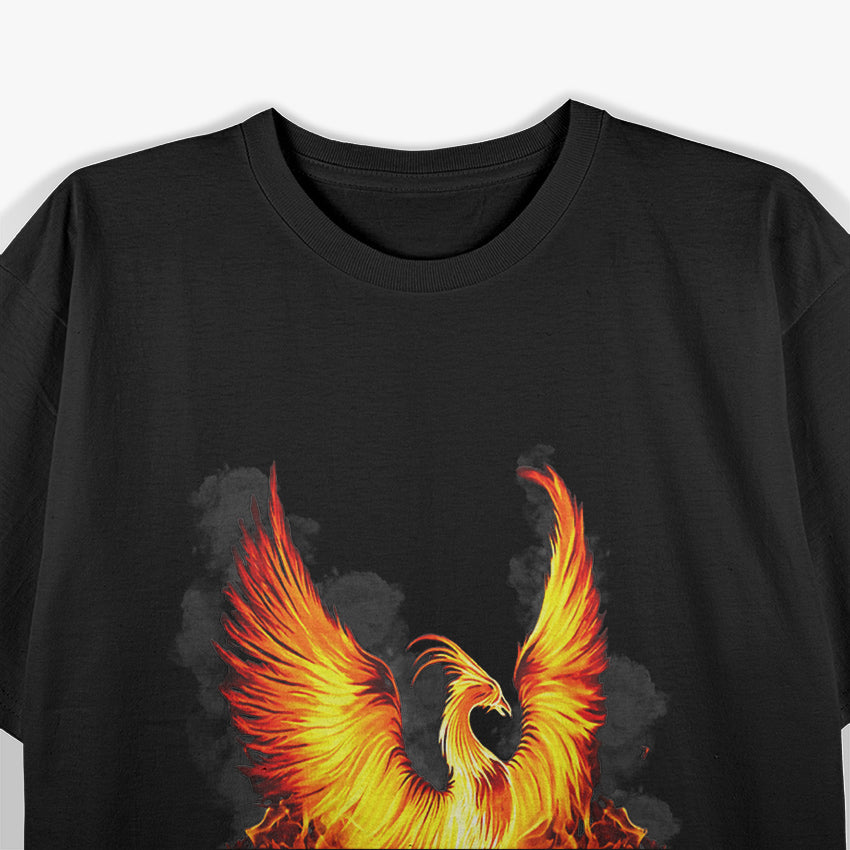 Rising Phoenix - Symbol of Fire and Rebirth T-Shirt
