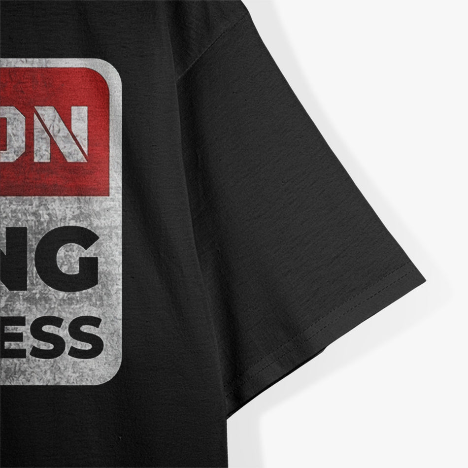 Caution Fasting In Progress Humor T-Shirt