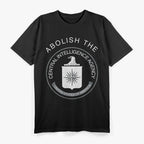 Abolish The CIA USA Political Statement Seal T-Shirt