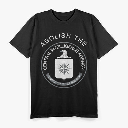Abolish The CIA USA Political Statement Seal T-Shirt