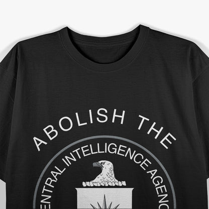Abolish The CIA USA Political Statement Seal T-Shirt