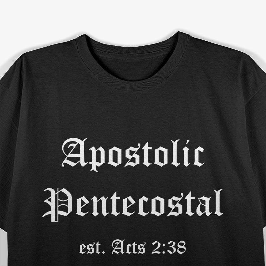 Apostolic Pentecostal: Faith, Fire, & Holiness T-Shirt