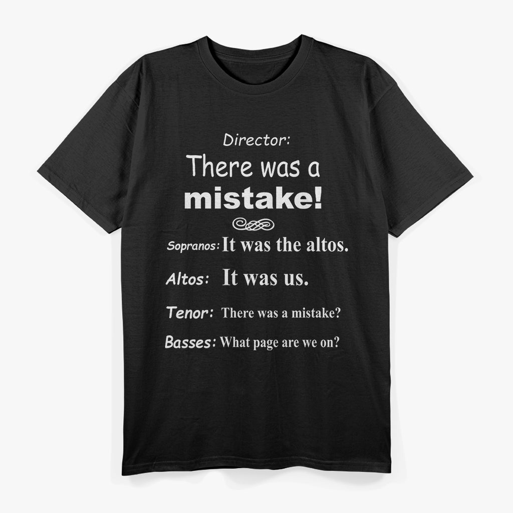 Funny Choir Director Music Soprano Alto Tenor Bass T-Shirt