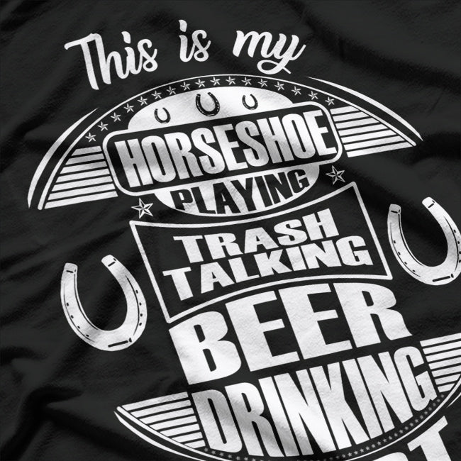 This Is My Horseshoe Playing T-Shirt