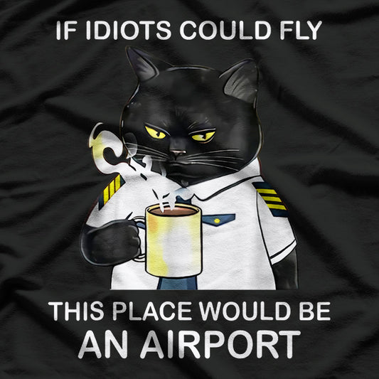 If Idiots Could Fly This Place Would Be an Airport Sarcastic T-Shirt