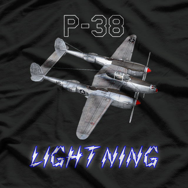 P-38 Lightning USAF Warbird T-Shirt