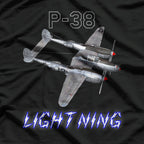P-38 Lightning USAF Warbird T-Shirt