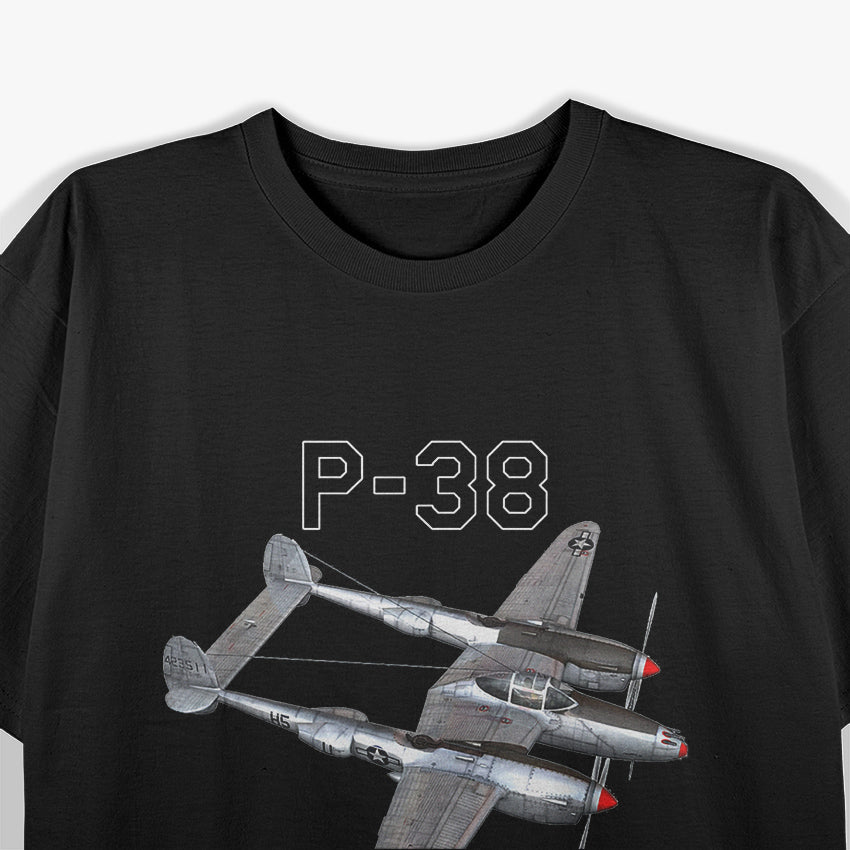 P-38 Lightning USAF Warbird T-Shirt