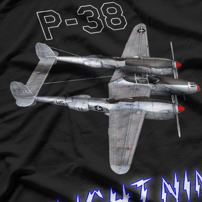 P-38 Lightning USAF Warbird T-Shirt