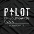 Pilot In Progress Aspiring Aviator Airplane Enthusiast T-Shirt