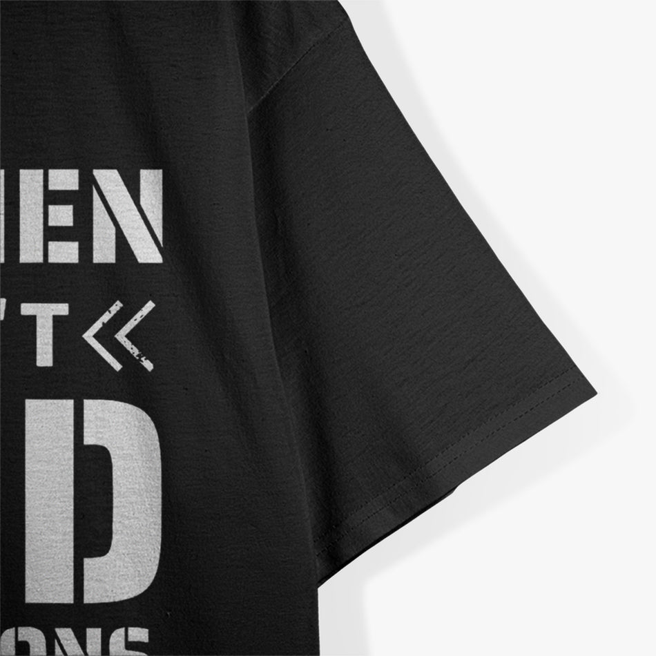 Real Men Don't Need Instructions Mechanic Dad T-Shirt