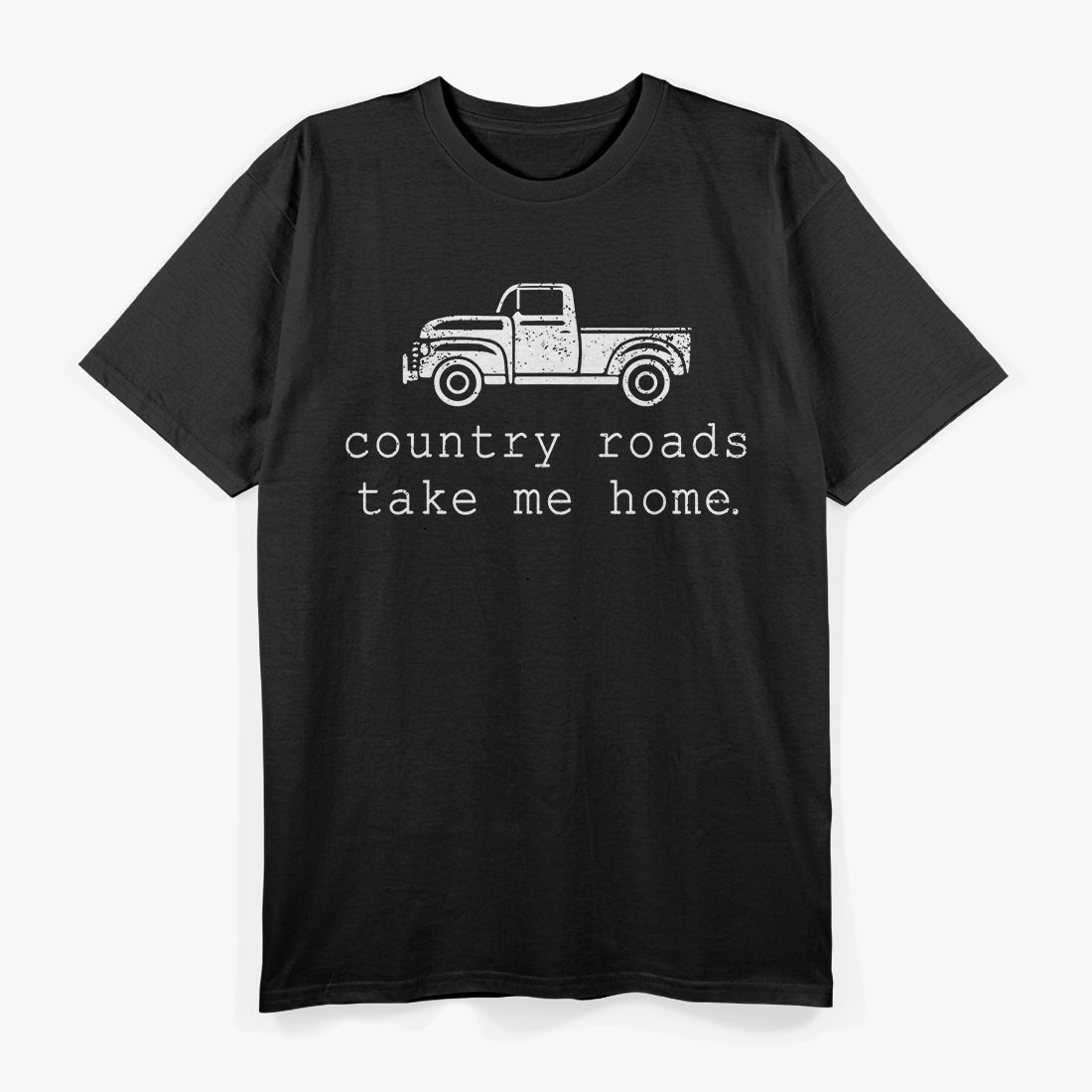 Vintage Country Roads Take Me Home Classic Outdoors Nature T-Shirt