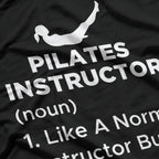 Funny Pilates Instructor Definition T-Shirt