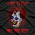Killer Evil Clowns – Creepy Horror Movie-Inspired Design T-Shirt