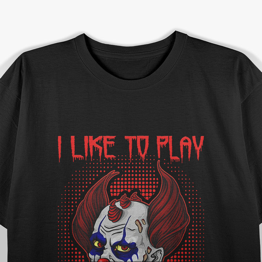 Killer Evil Clowns – Creepy Horror Movie-Inspired Design T-Shirt