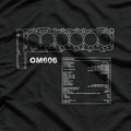 OM606 Engine Diesel Classic Car Enthusiast T-Shirt