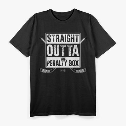 Straight Outta Ice Hockey Player T-Shirt