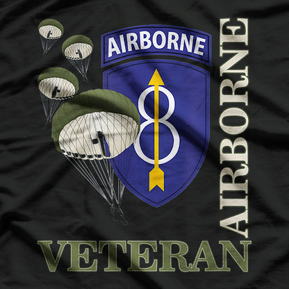 8th Airborne Division Veteran Paratrooper Veterans Day T-Shirt
