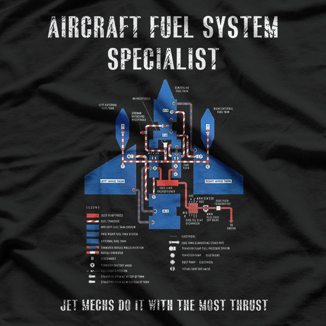 Aircraft Fuel System Specialist Airplane Mechanic T-Shirt