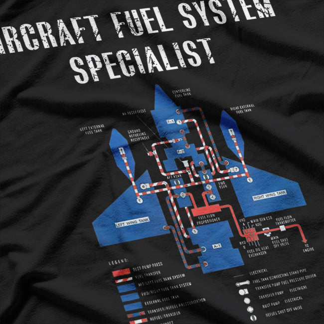 Aircraft Fuel System Specialist Airplane Mechanic T-Shirt