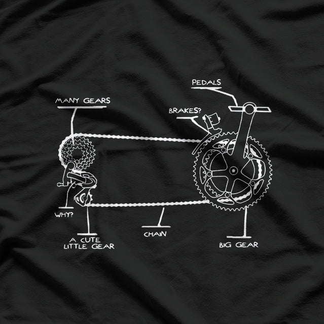 Funny Bicycle Rider Cycling Gift T-Shirt