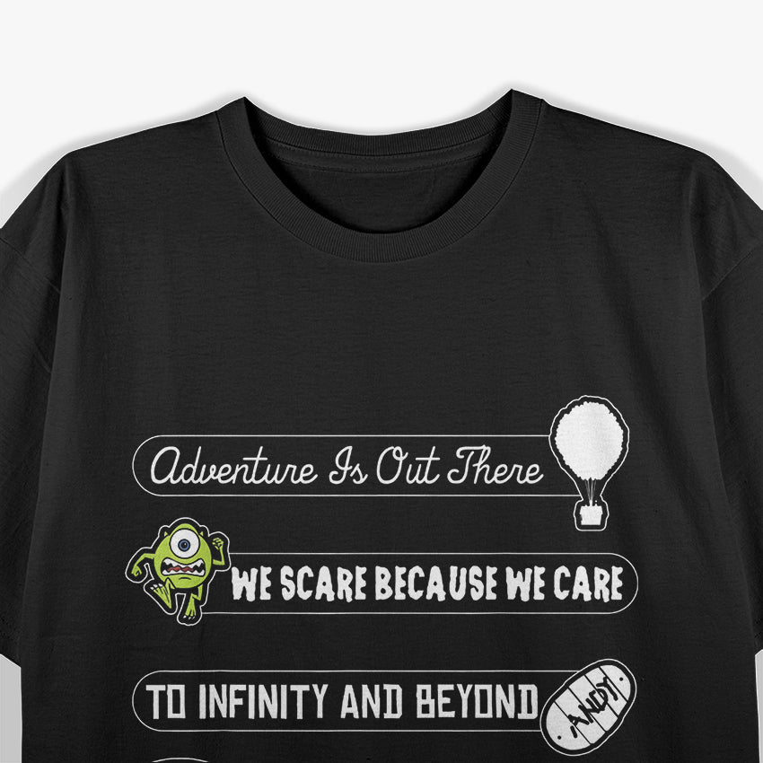 Iconic Motivational Character Quotes Inspiring Sayings T-Shirt