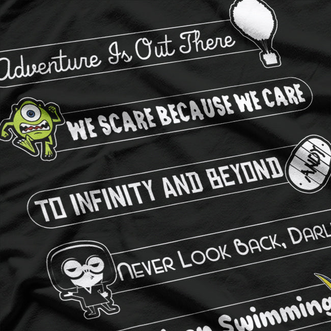 Iconic Motivational Character Quotes Inspiring Sayings T-Shirt