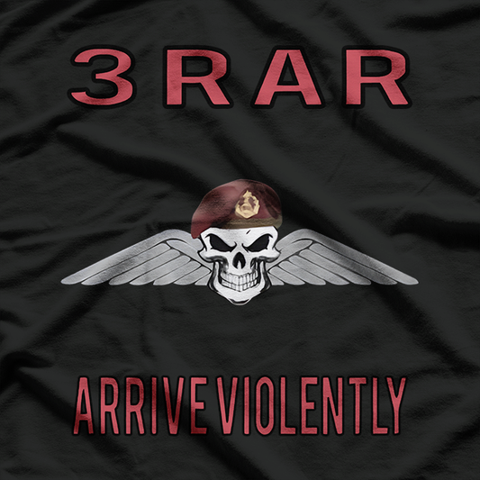 Rar Arrive Violently Funny Edgy Graphic  T-Shirt
