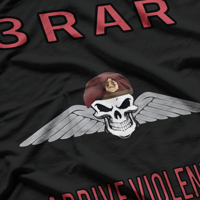 Rar Arrive Violently Funny Edgy Graphic  T-Shirt