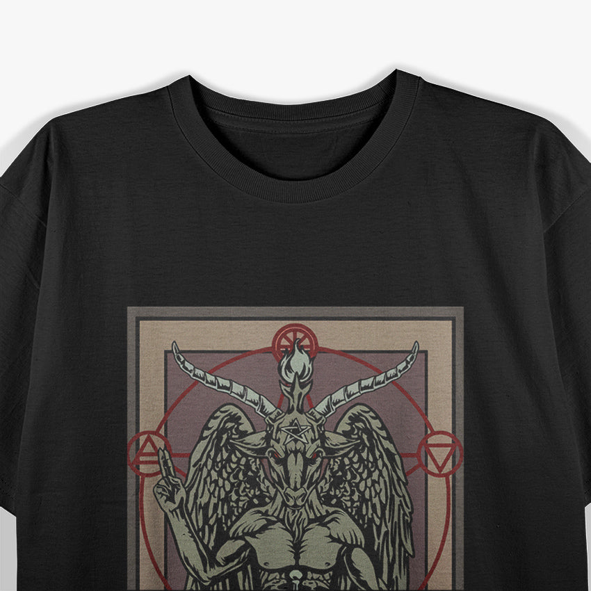 Baphomet Tarot - Embrace Gothic Mysticism T-Shirt