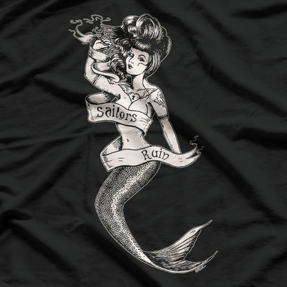 Sailor's Ruin - Mermaid Tattoo Design T-Shirt