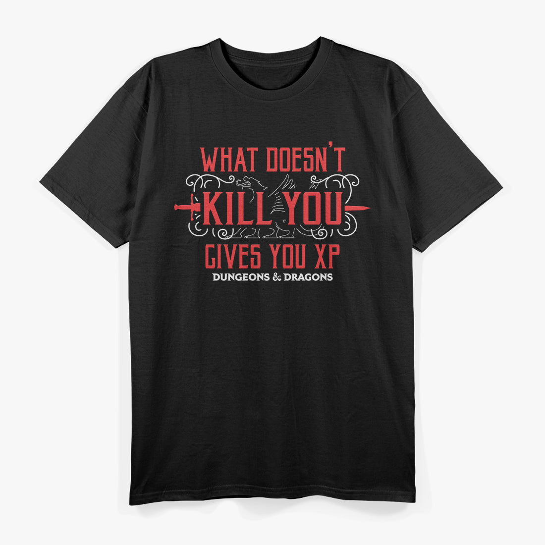 Dungeons & Dragons - What Doesn’t Kill You Gives You XP T-Shirt