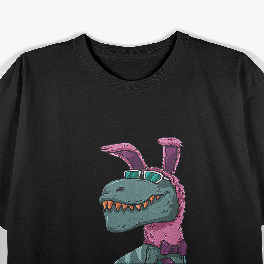 Easter Bunny T-Rex - Dinosaur Eggs & Basket T-Shirt