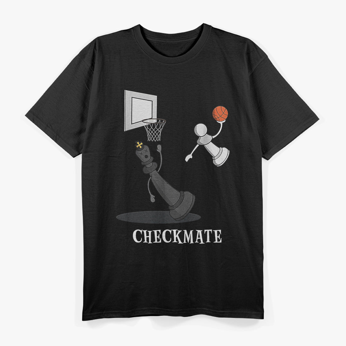 Checkmate Slam - Chess Meets Basketball T-Shirt