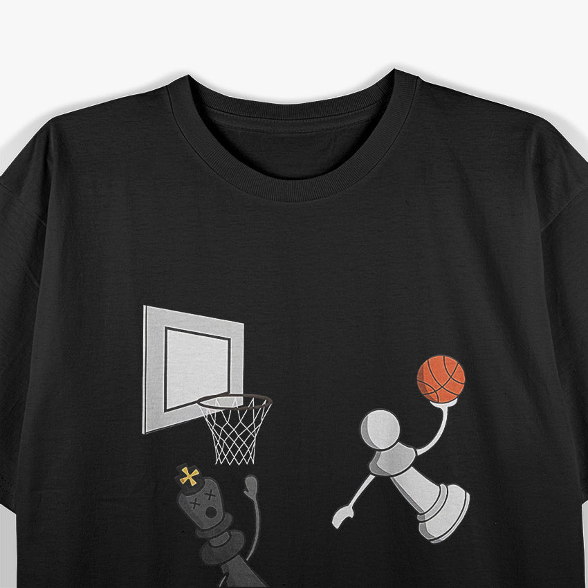 Checkmate Slam - Chess Meets Basketball T-Shirt