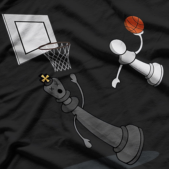 Checkmate Slam - Chess Meets Basketball T-Shirt