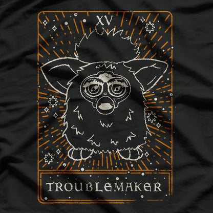 Furby Tarot Trouble Maker Funny 90s Nostalgia Occult Aesthetic T-Shirt