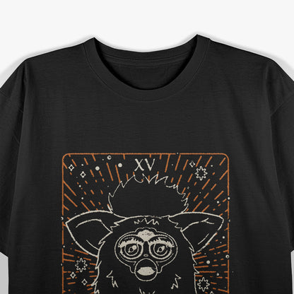 Furby Tarot Trouble Maker Funny 90s Nostalgia Occult Aesthetic T-Shirt