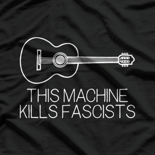 This Guitar Kills Fascists – Vintage Music Protest T-Shirt