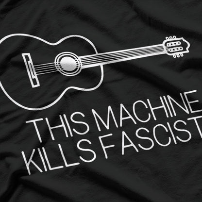 This Guitar Kills Fascists – Vintage Music Protest T-Shirt